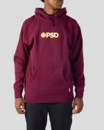PSD MAROON HOODIE