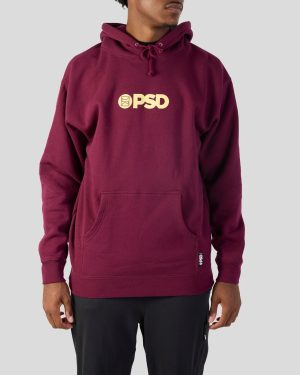 PSD MAROON HOODIE